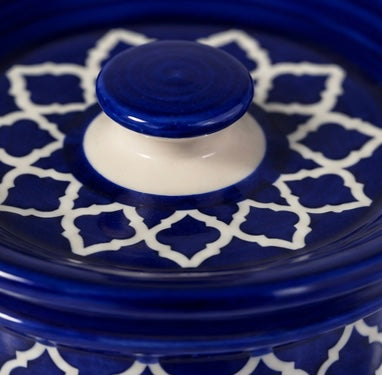 Blue Ceramic Jar Set