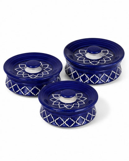 Blue Ceramic Jar Set