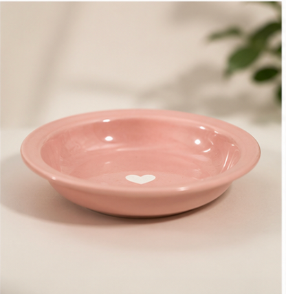 Pink Little Heart Plate