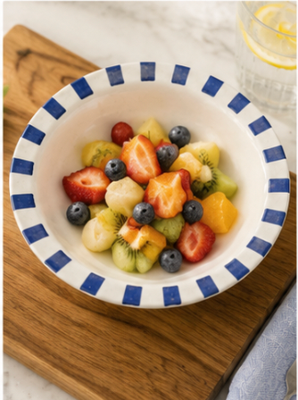 White Little Heart Plate
